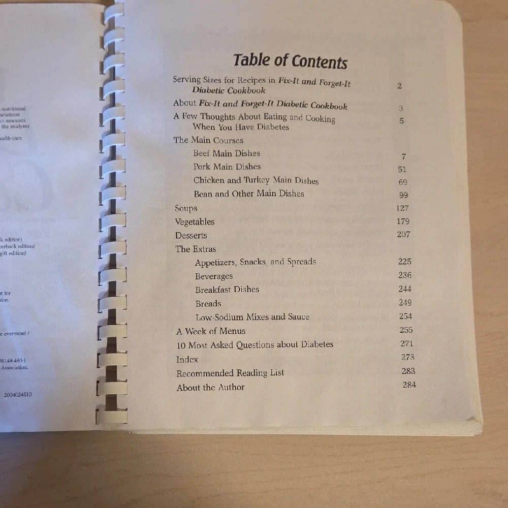 Diabetic Cookbook